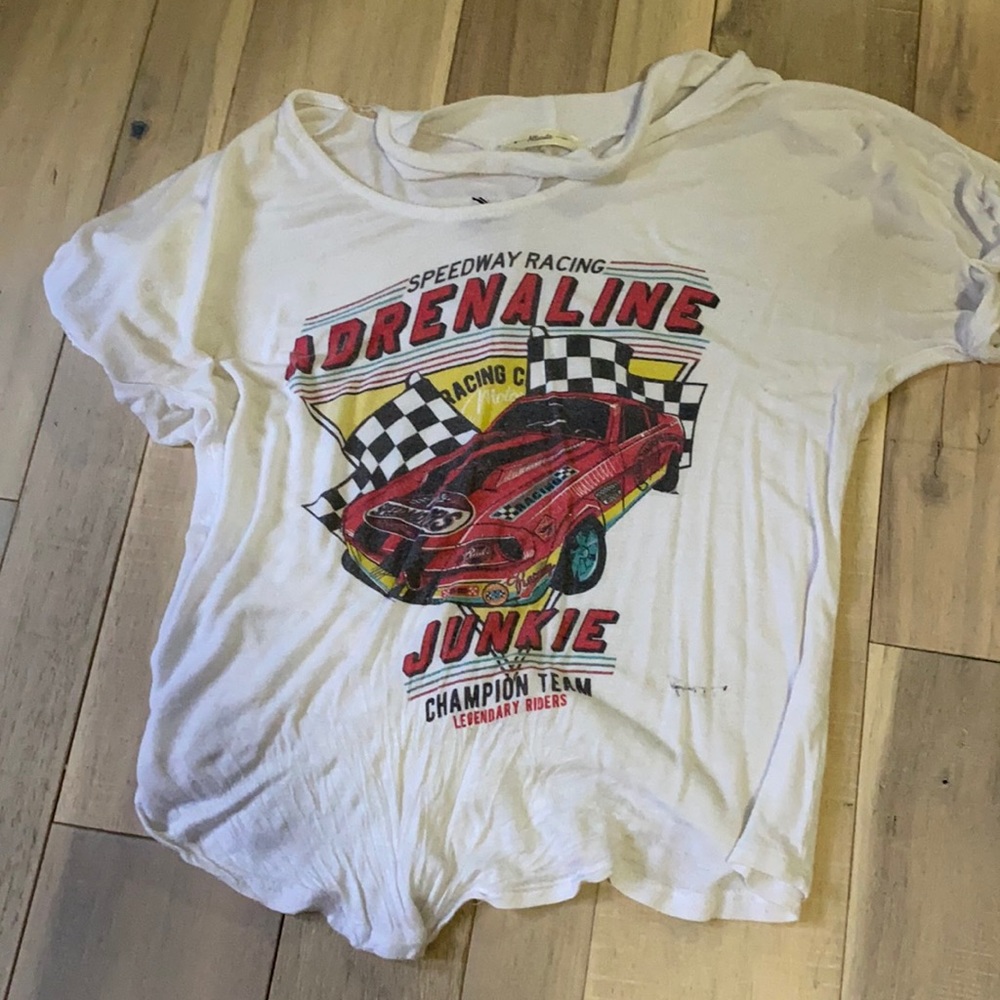 Cute tshirt with race car